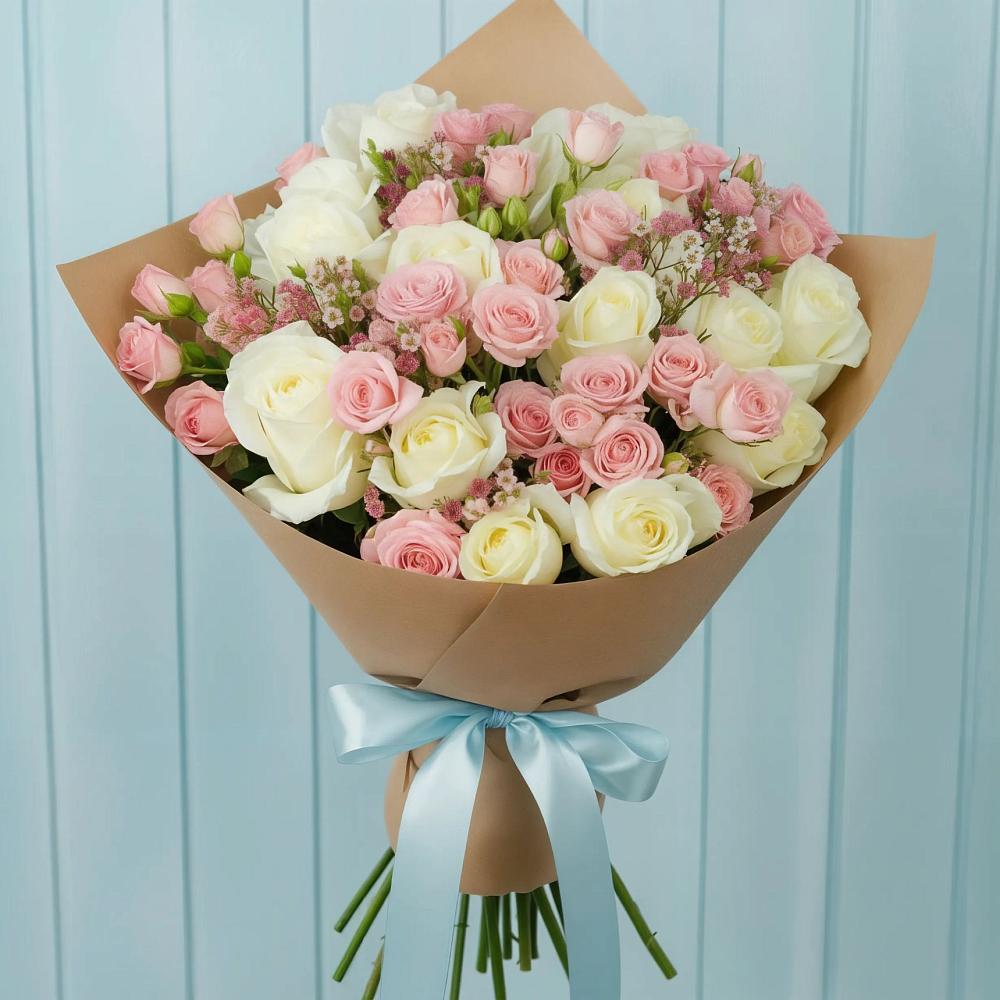 Букет цветов из: Розы в Орлово